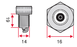 Размеры Свеча зажигания Denso Standard K20PR-U